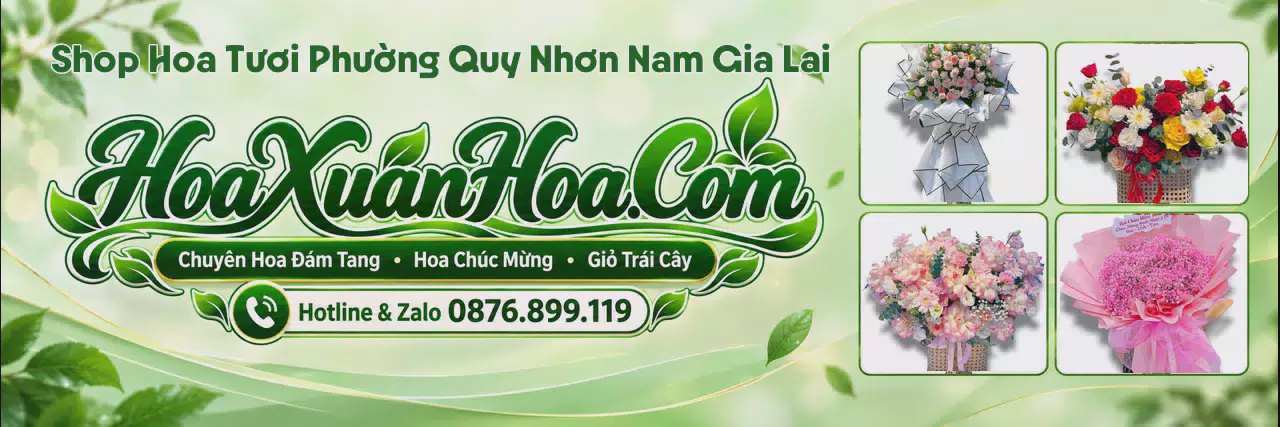 Ảnh bìa Tiệm Hoa Tươi Tại Phường Quy Nhơn Nam Gia Lai - Shop Hoa Online Uy Tín