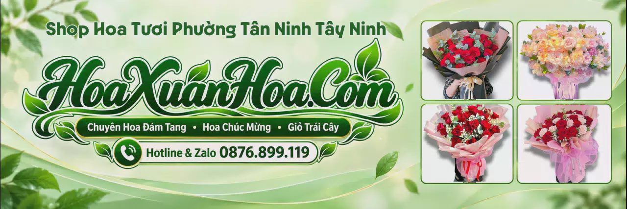 Ảnh bìa Cửa Hàng Hoa Tươi Tại Phường Tân Ninh Tây Ninh - Shop Hoa Tươi Đặt Trực Tuyến
