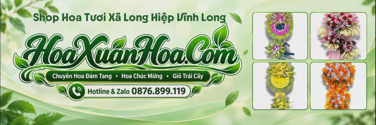 Ảnh bìa Đặt Hoa Tươi Tại Xã Long Hiệp Vĩnh Long - Nhận Đặt Hoa Online