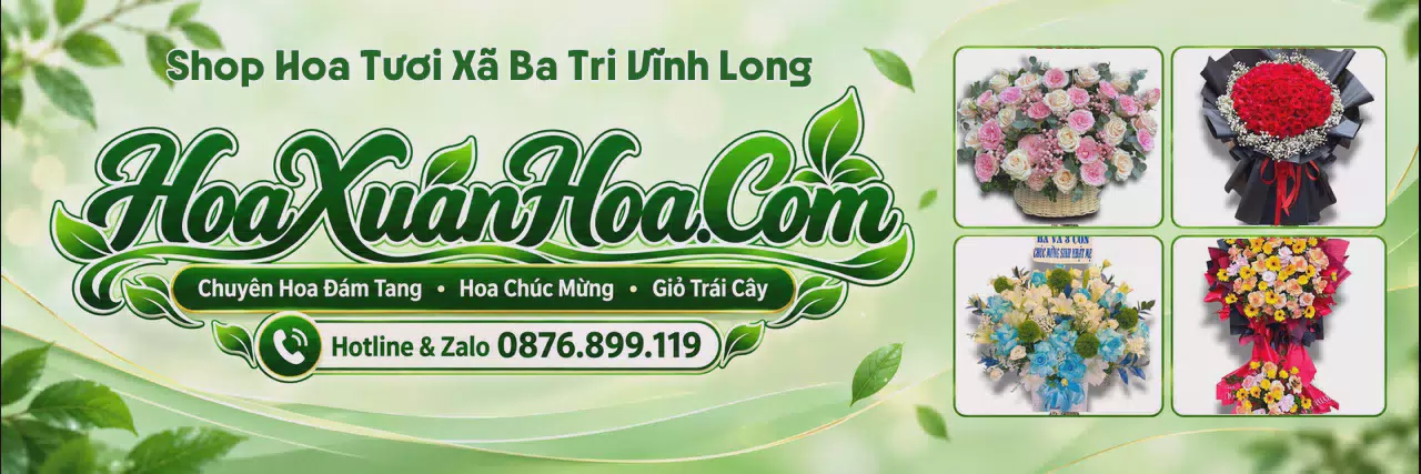 Ảnh bìa Tiệm Hoa Tươi Tại Xã Ba Tri Vĩnh Long - Giao Hoa Tận Nơi