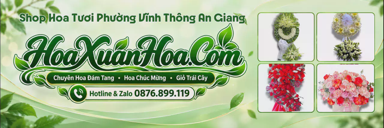 Ảnh bìa Cửa Hàng Bán Hoa Tươi Tại Phường Vĩnh Thông An Giang - Tiệm Hoa Giao Nhanh