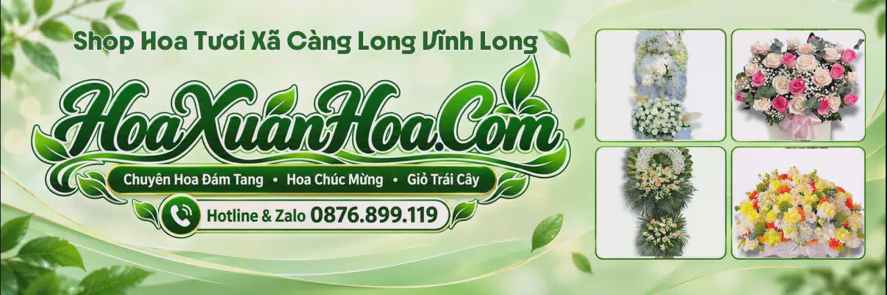Ảnh bìa Tiệm Hoa Tươi Tại Xã Càng Long Vĩnh Long - Đặt Hoa Dễ Dàng Nhanh Chóng