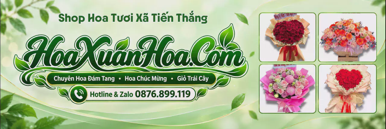 Ảnh bìa Tiệm Hoa Tươi Tại Xã Tiến Thắng - Shop Hoa Online Uy Tín