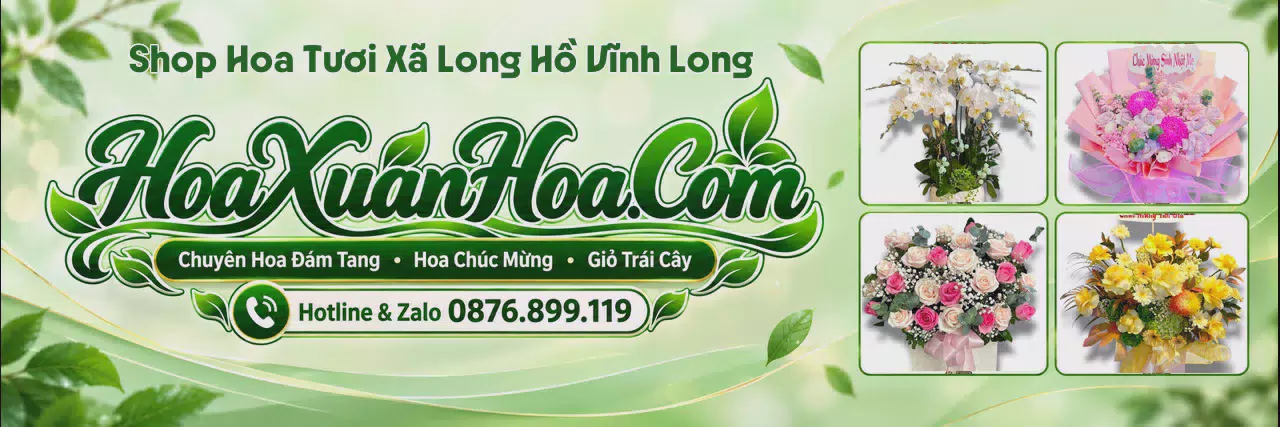 Ảnh bìa Đặt Hoa Tươi Tại Xã Long Hồ Vĩnh Long - Tiệm Hoa Giao Hoa Tận Nhà