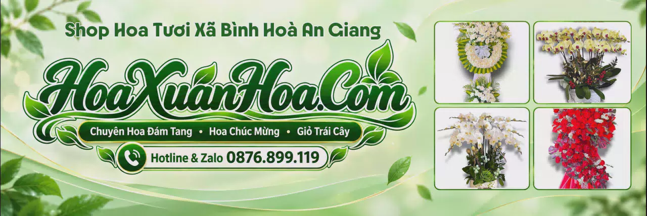 Ảnh bìa Tiệm Hoa Tươi Tại Xã Bình Hoà An Giang - Giao Hoa Tận Nơi