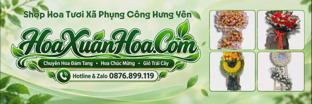 Ảnh bìa Shop Hoa Tươi Tại Xã Phụng Công Hưng Yên - Tiệm Hoa Giao Hoa Tận Nhà