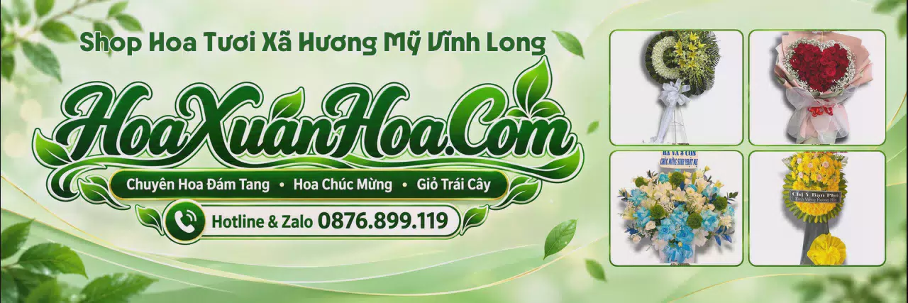 Ảnh bìa Tiệm Hoa Tươi Tại Xã Hương Mỹ Vĩnh Long - Tiệm Hoa Tươi Giao Tận Nhà