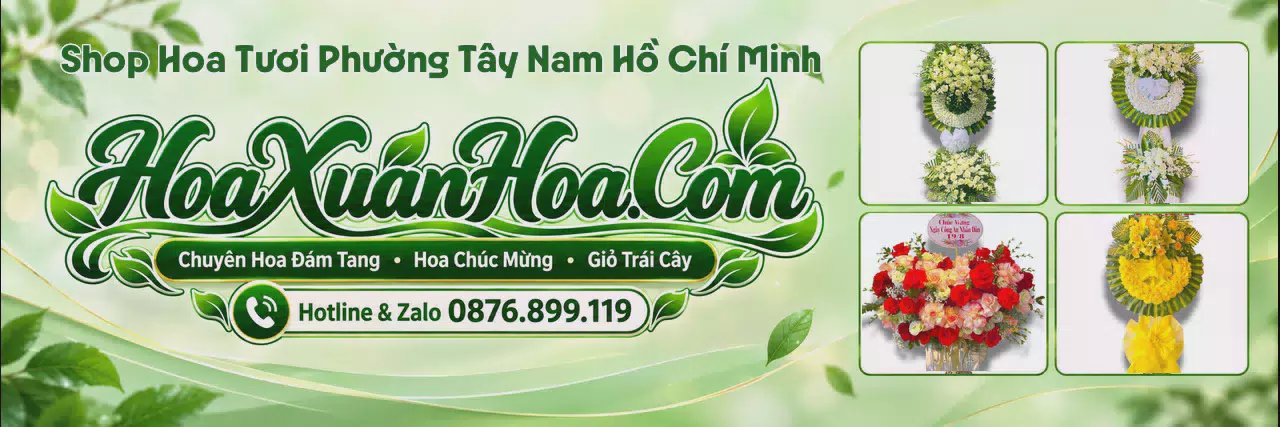 Ảnh bìa Tiệm Hoa Tươi Tại Phường Tây Nam Hồ Chí Minh - Dịch Vụ Đặt Hoa Trực Tuyến