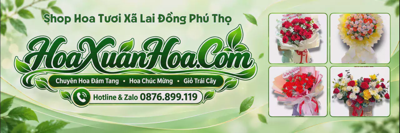 Ảnh bìa Tiệm Hoa Tươi Tại Xã Lai Đồng Phú Thọ - Shop Hoa Tươi Đặt Trực Tuyến
