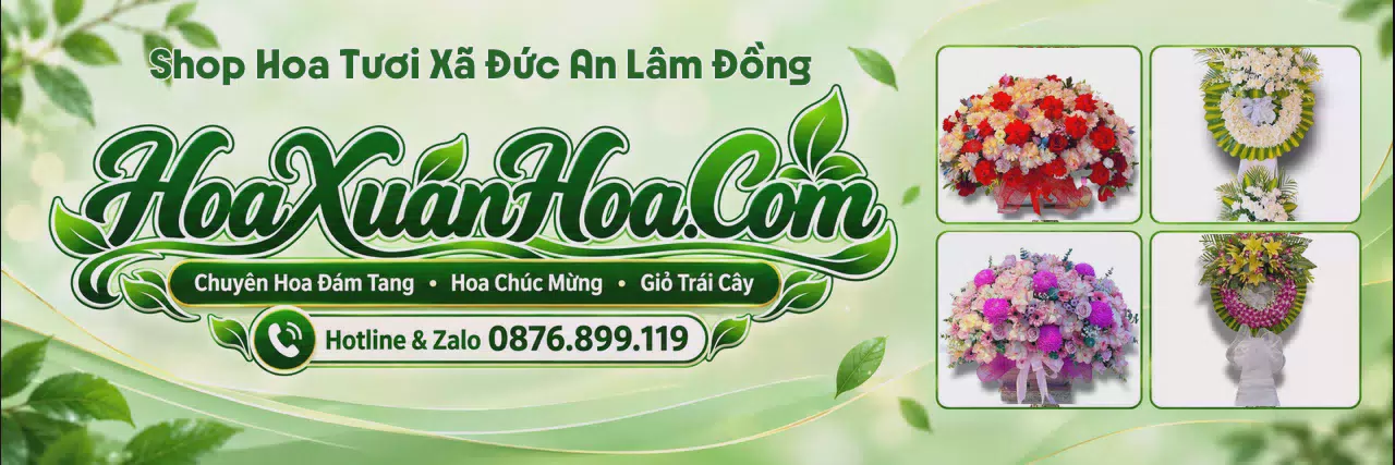 Ảnh bìa Shop Hoa Tươi Tại Xã Đức An Lâm Đồng - Shop Hoa Tươi Đặt Trực Tuyến