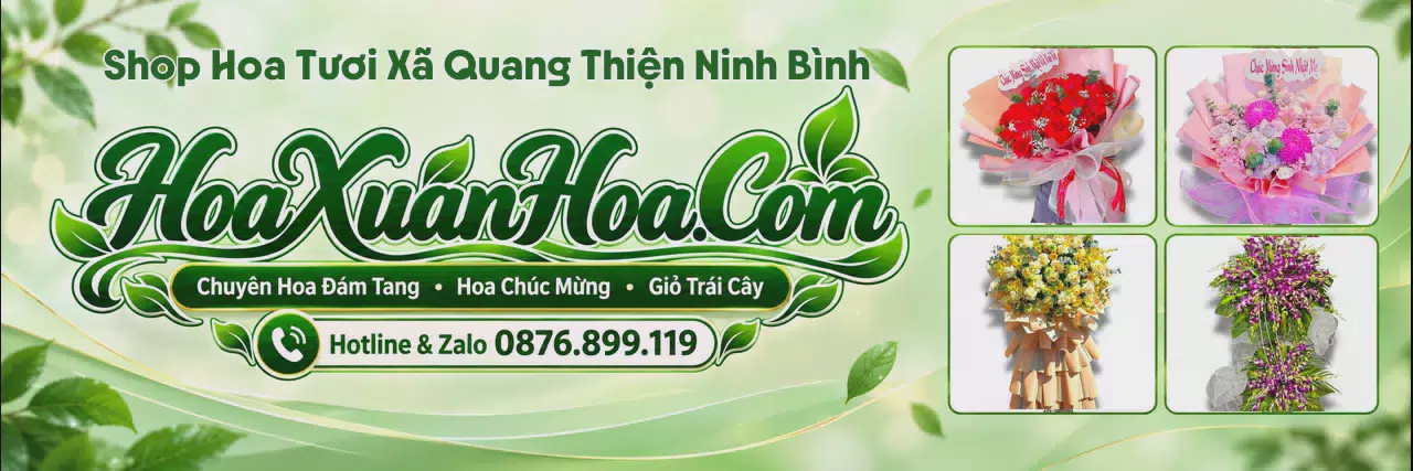 Ảnh bìa Tiệm Hoa Tươi Tại Xã Quang Thiện Ninh Bình - Tiệm Hoa Nhận Giao Tận Nơi