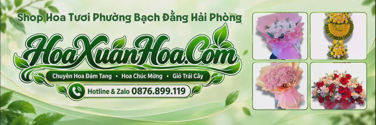 Ảnh bìa Cửa Hàng Hoa Tươi Tại Phường Bạch Đằng Hải Phòng - Dịch Vụ Đặt Hoa Trực Tuyến