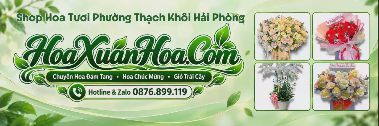 Ảnh bìa Tiệm Hoa Tươi Tại Phường Thạch Khôi Hải Phòng - Tiệm Hoa Nhận Giao Tận Nơi