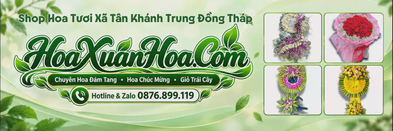 Ảnh bìa Cửa Hàng Hoa Tươi Tại Xã Tân Khánh Trung Đồng Tháp - Shop Hoa Online Uy Tín