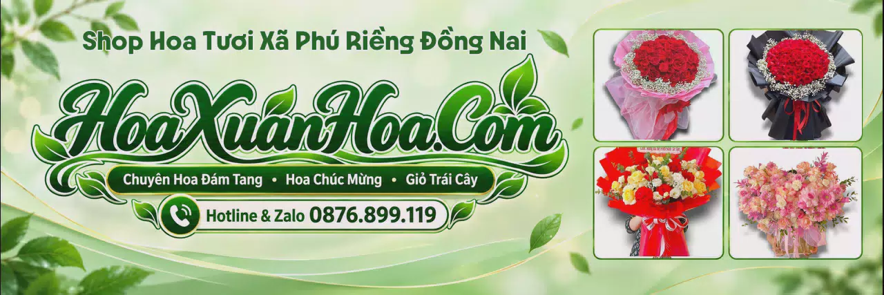 Ảnh bìa Shop Hoa Tươi Tại Xã Phú Riềng Đồng Nai - Dịch Vụ Đặt Hoa Trực Tuyến