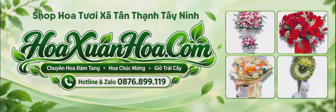 Ảnh bìa Cửa Hàng Hoa Tươi Tại Xã Tân Thạnh Tây Ninh - Đặt Hoa Tươi Online