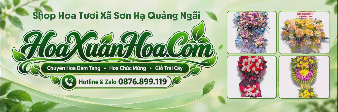 Ảnh bìa Cửa Hàng Hoa Tươi Tại Xã Sơn Hạ Quảng Ngãi - Đặt Hoa Nhanh Trong Ngày