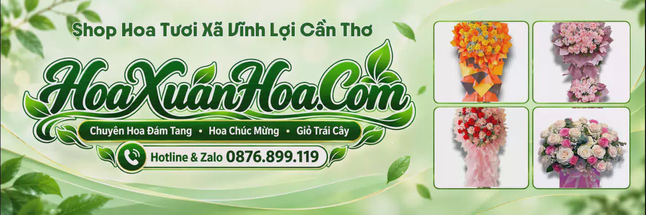 Ảnh bìa Shop Hoa Tươi Tại Xã Vĩnh Lợi Cần Thơ - Dịch Vụ Giao Hoa Tận Nơi