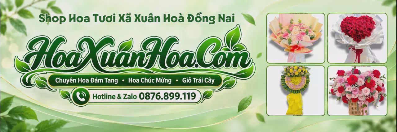 Ảnh bìa Tiệm Hoa Tươi Tại Xã Xuân Hoà Đồng Nai - Dịch Vụ Hoa Tươi Tận Nơi