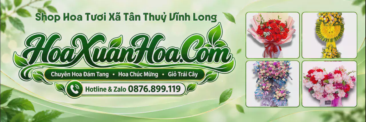 Ảnh bìa Shop Hoa Tươi Tại Xã Tân Thuỷ Vĩnh Long - Tiệm Hoa Tươi Gần Đây