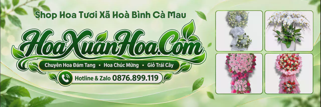 Ảnh bìa Shop Hoa Tươi Tại Xã Hoà Bình Cà Mau - Shop Hoa Giao Tận Nhà