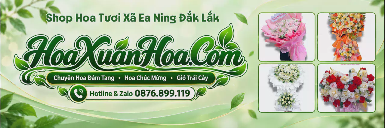 Ảnh bìa Shop Hoa Tươi Tại Xã Ea Ning Đắk Lắk - Giao Hoa Tận Nơi