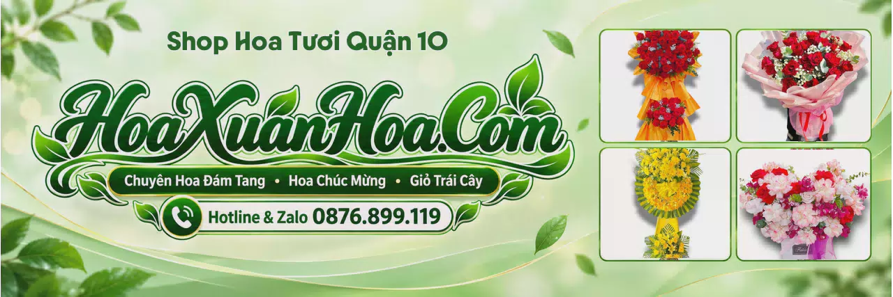 Ảnh bìa Cửa Hàng Bán Hoa Tươi Tại Quận 10 - Đặt Hoa Tươi Nhanh Chóng