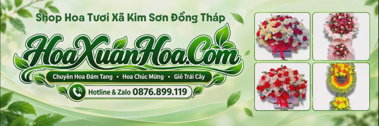 Ảnh bìa Shop Bán Hoa Tươi Tại Xã Kim Sơn Đồng Tháp - Giao Hoa Tận Địa Chỉ
