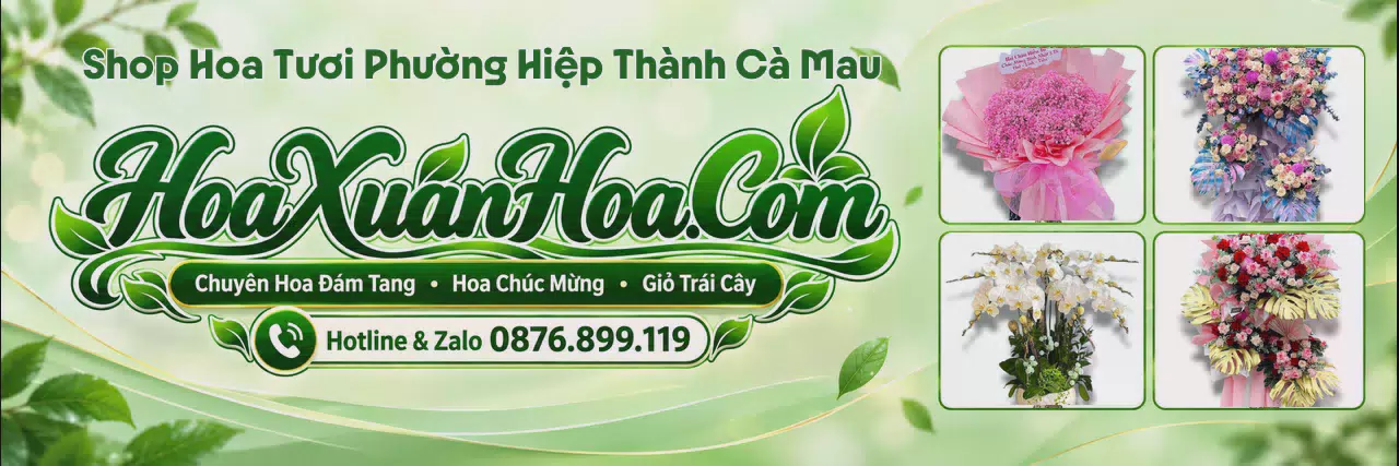 Ảnh bìa Shop Hoa Tươi Tại Phường Hiệp Thành Cà Mau - Giao Hoa Tận Địa Chỉ
