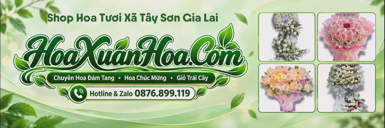 Ảnh bìa Shop Bán Hoa Tươi Tại Xã Tây Sơn Gia Lai - Tiệm Hoa Tươi Giao Nhanh