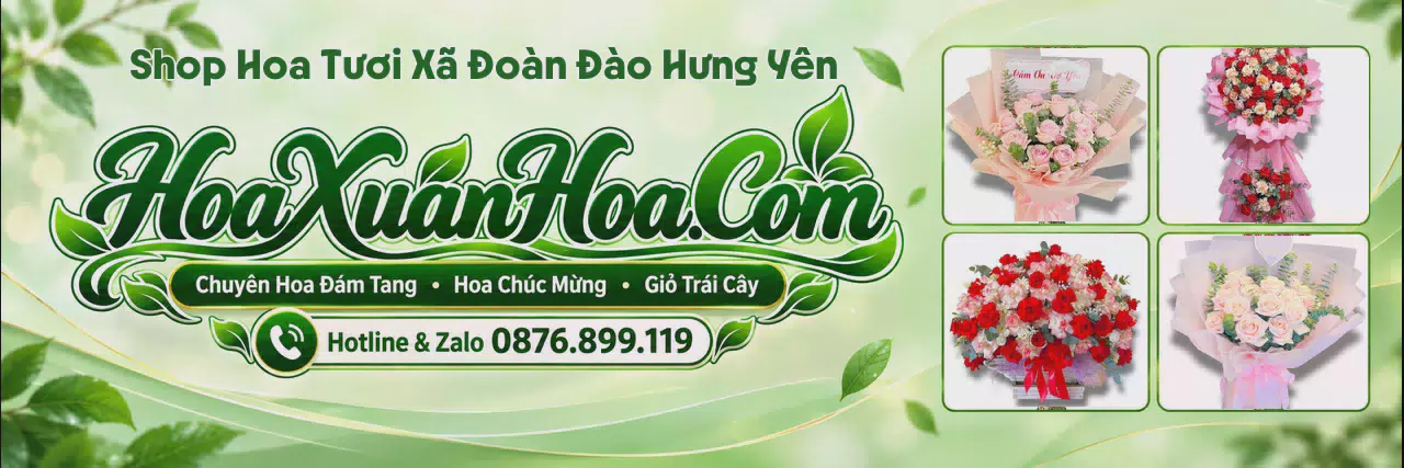 Ảnh bìa Tiệm Hoa Tươi Tại Xã Đoàn Đào Hưng Yên - Tiệm Hoa Giao Hoa Tận Nhà