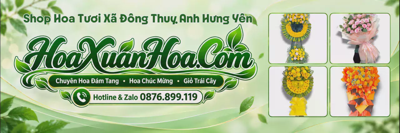 Ảnh bìa Tiệm Hoa Tươi Tại Xã Đông Thuỵ Anh Hưng Yên - Giao Hoa Tận Địa Chỉ