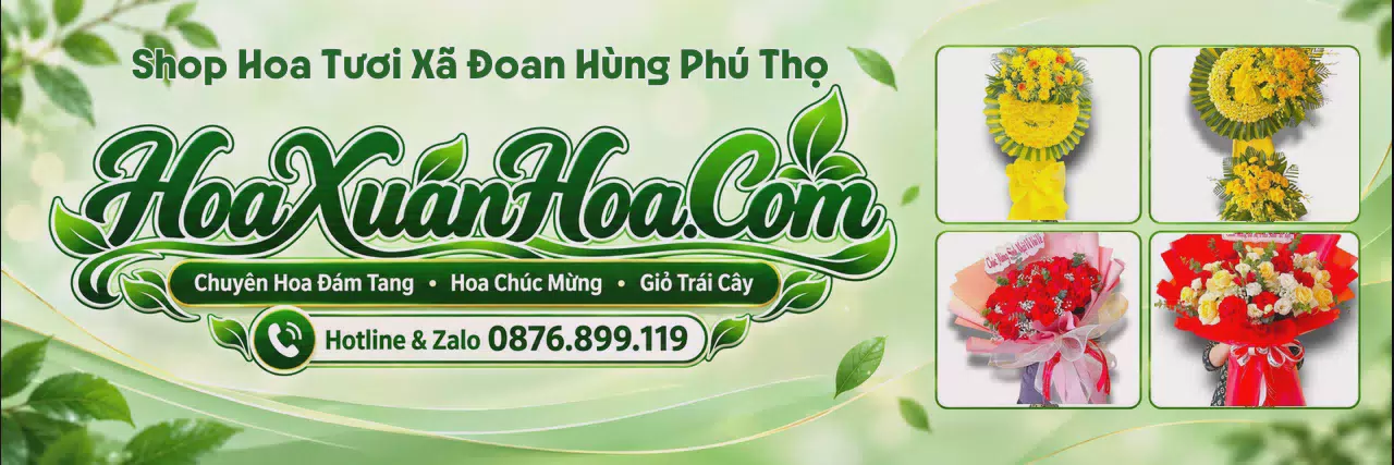 Ảnh bìa Tiệm Hoa Tươi Tại Xã Đoan Hùng Phú Thọ - Dịch Vụ Hoa Tươi Giao Nhanh