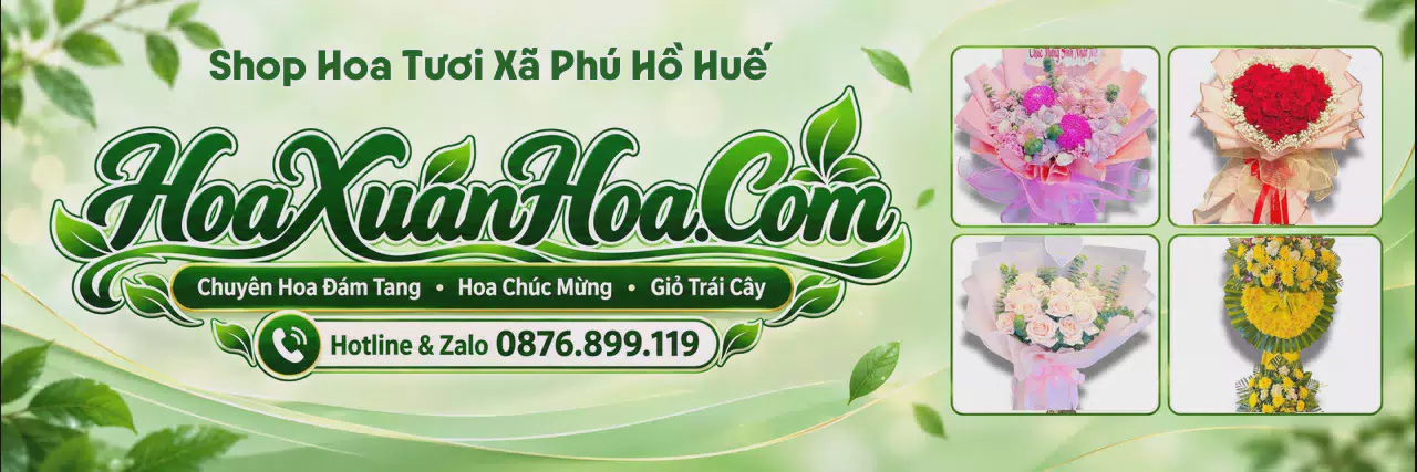 Ảnh bìa Tiệm Hoa Tươi Tại Xã Phú Hồ Huế - Shop Hoa Tươi Giao Trong Ngày