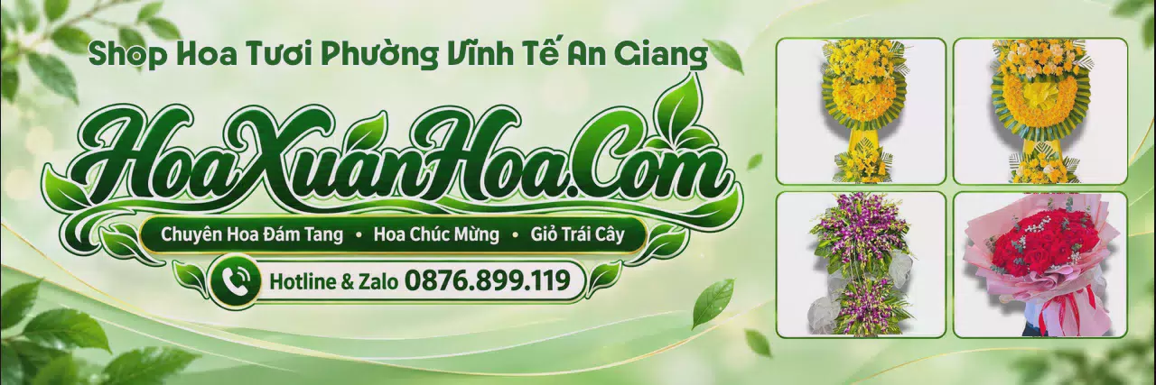 Ảnh bìa Cửa Hàng Bán Hoa Tươi Tại Phường Vĩnh Tế An Giang - Tiệm Hoa Tươi Giao Tận Nhà