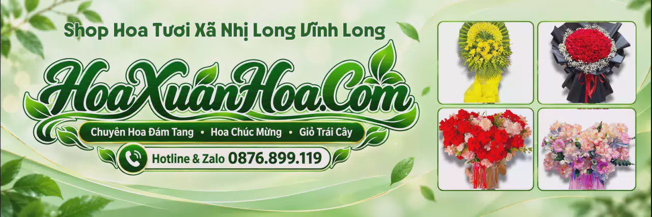 Ảnh bìa Shop Bán Hoa Tươi Tại Xã Nhị Long Vĩnh Long - Shop Hoa Tươi Giao Trong Ngày
