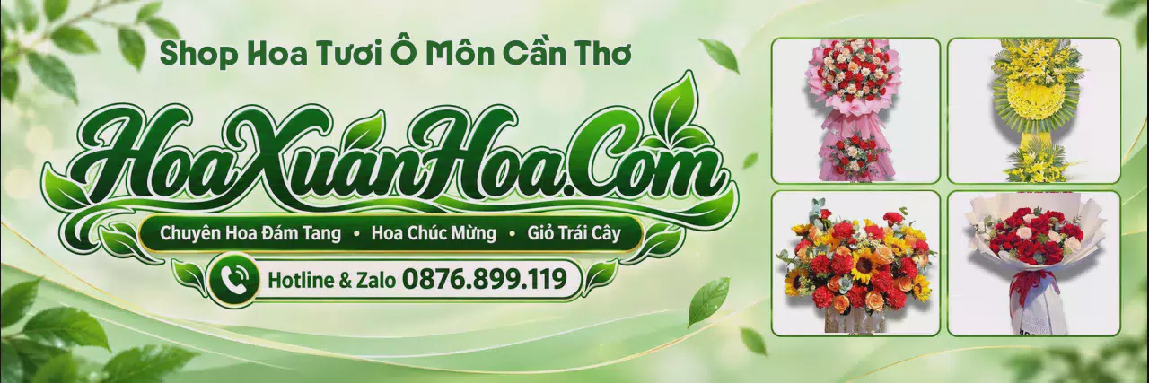 Ảnh bìa Shop Hoa Tươi Tại Ô Môn Cần Thơ - Shop Hoa Online Uy Tín