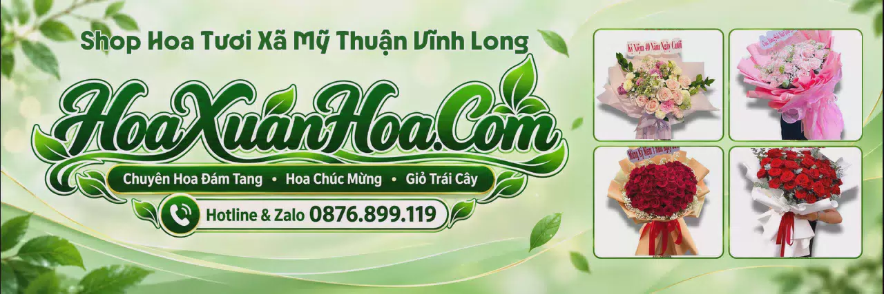 Ảnh bìa Cửa Hàng Bán Hoa Tươi Tại Xã Mỹ Thuận Vĩnh Long - Shop Hoa Online Uy Tín