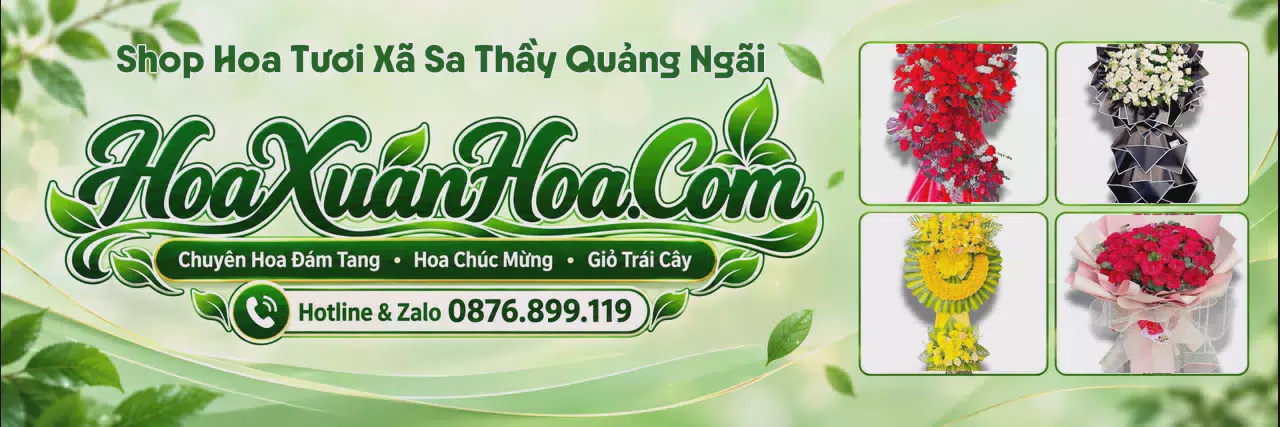 Ảnh bìa Cửa Hàng Bán Hoa Tươi Tại Xã Sa Thầy Quảng Ngãi - Tiệm Hoa Giao Nhanh