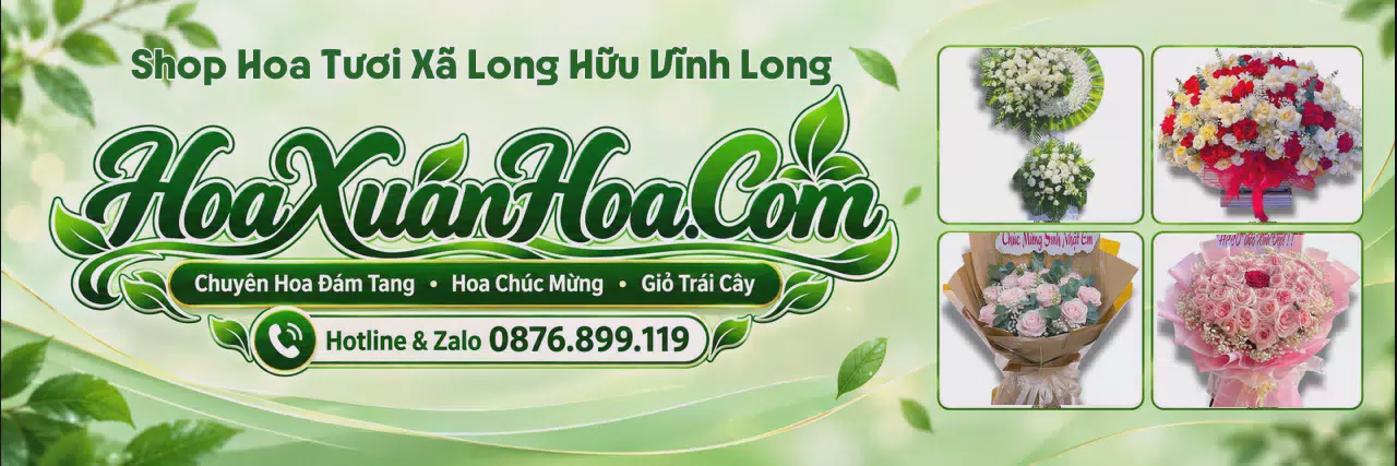Ảnh bìa Tiệm Hoa Tươi Tại Xã Long Hữu Vĩnh Long - Đặt Hoa Tươi Online