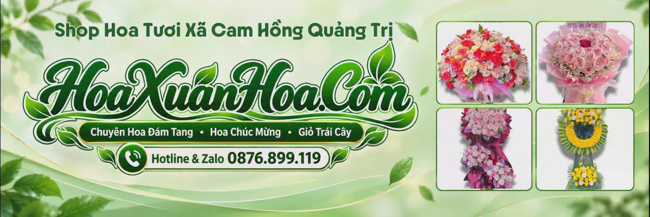 Ảnh bìa Shop Hoa Tươi Tại Xã Cam Hồng Quảng Trị - Tiệm Hoa Tươi Giao Tận Nhà