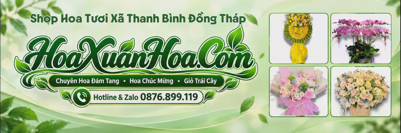 Ảnh bìa Cửa Hàng Hoa Tươi Tại Xã Thanh Bình Đồng Tháp - Đặt Hoa Nhanh Trong Ngày