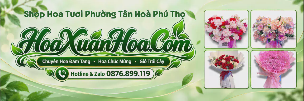 Ảnh bìa Tiệm Hoa Tươi Tại Phường Tân Hoà Phú Thọ - Đặt Hoa Tươi Online