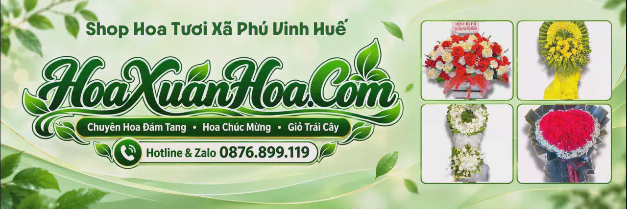 Ảnh bìa Tiệm Hoa Tươi Tại Xã Phú Vinh Huế - Shop Hoa Giao Tận Nhà