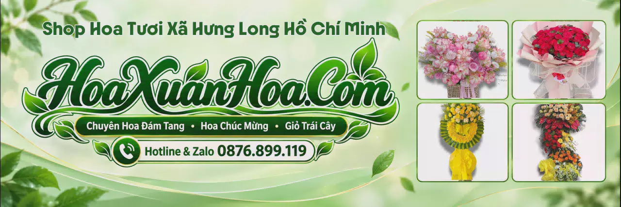 Ảnh bìa Shop Hoa Tươi Tại Xã Hưng Long Hồ Chí Minh - Đặt Hoa Online Tiện Lợi