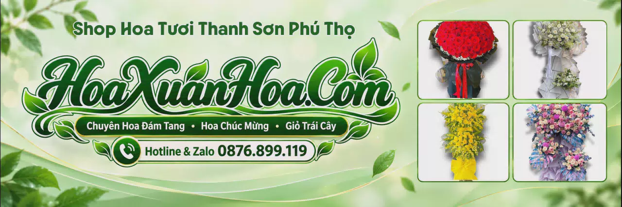 Ảnh bìa Cửa Hàng Hoa Tươi Tại Thanh Sơn Phú Thọ - Đặt Hoa Tươi Online
