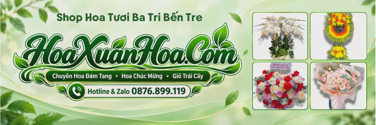 Ảnh bìa Cửa Hàng Bán Hoa Tươi Tại Ba Tri Bến Tre - Đặt Hoa Dễ Dàng Nhanh Chóng