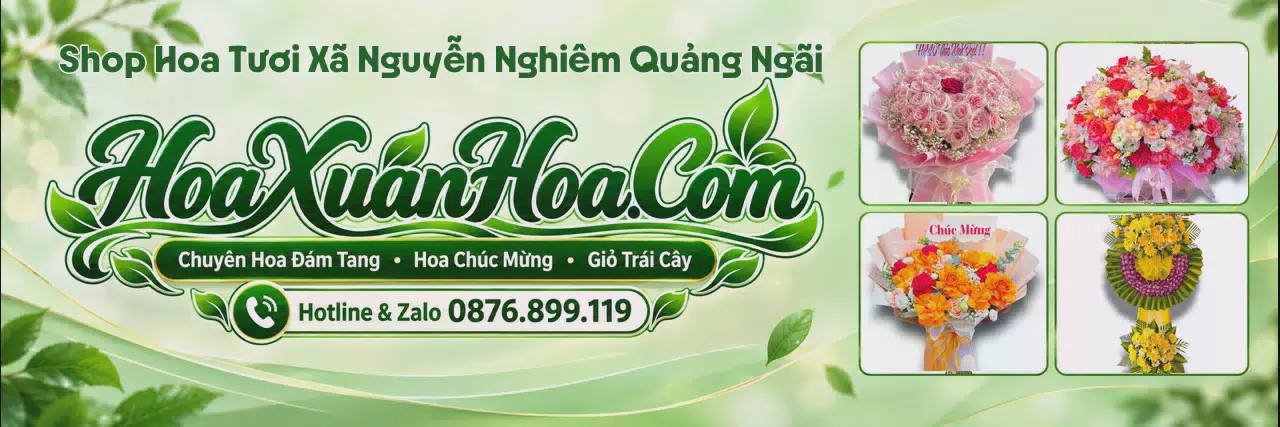 Ảnh bìa Cửa Hàng Hoa Tươi Tại Xã Nguyễn Nghiêm Quảng Ngãi - Đặt Hoa Online Tiện Lợi