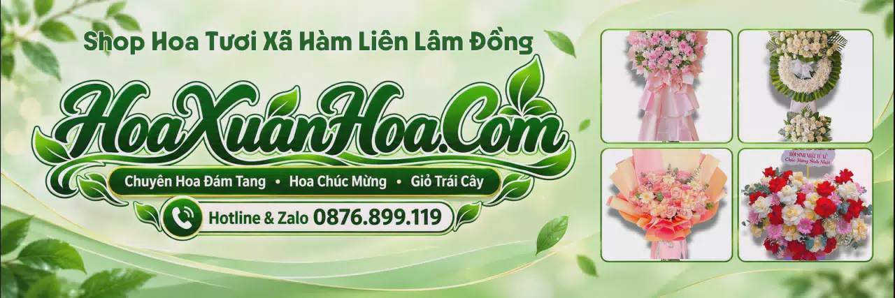 Ảnh bìa Tiệm Hoa Tươi Tại Xã Hàm Liên Lâm Đồng - Tiệm Hoa Giao Hoa Tận Nhà
