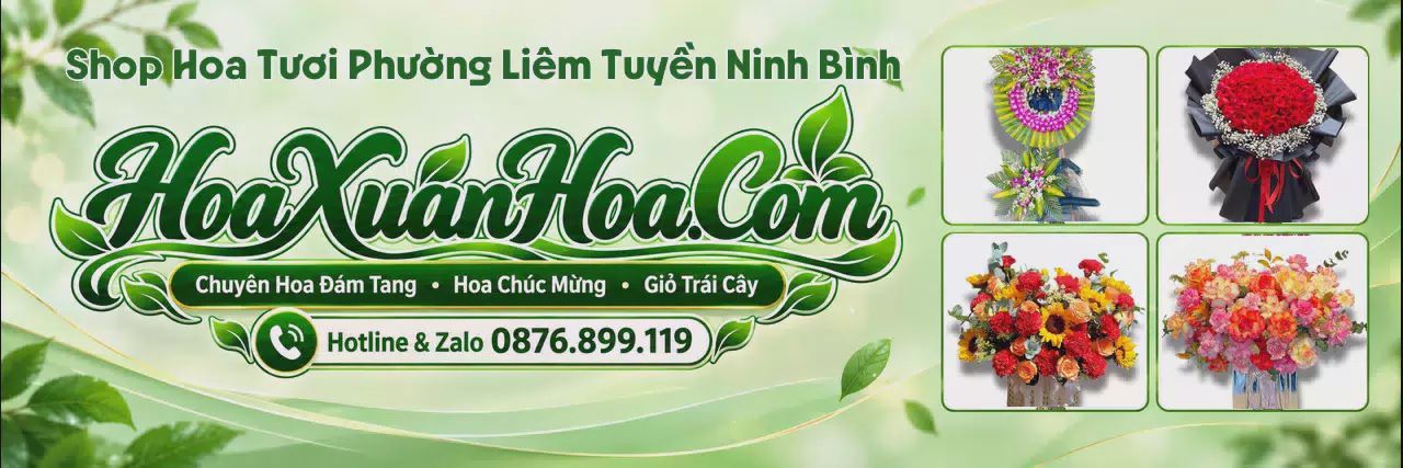 Ảnh bìa Tiệm Hoa Tươi Tại Phường Liêm Tuyền Ninh Bình - Dịch Vụ Đặt Hoa Trực Tuyến
